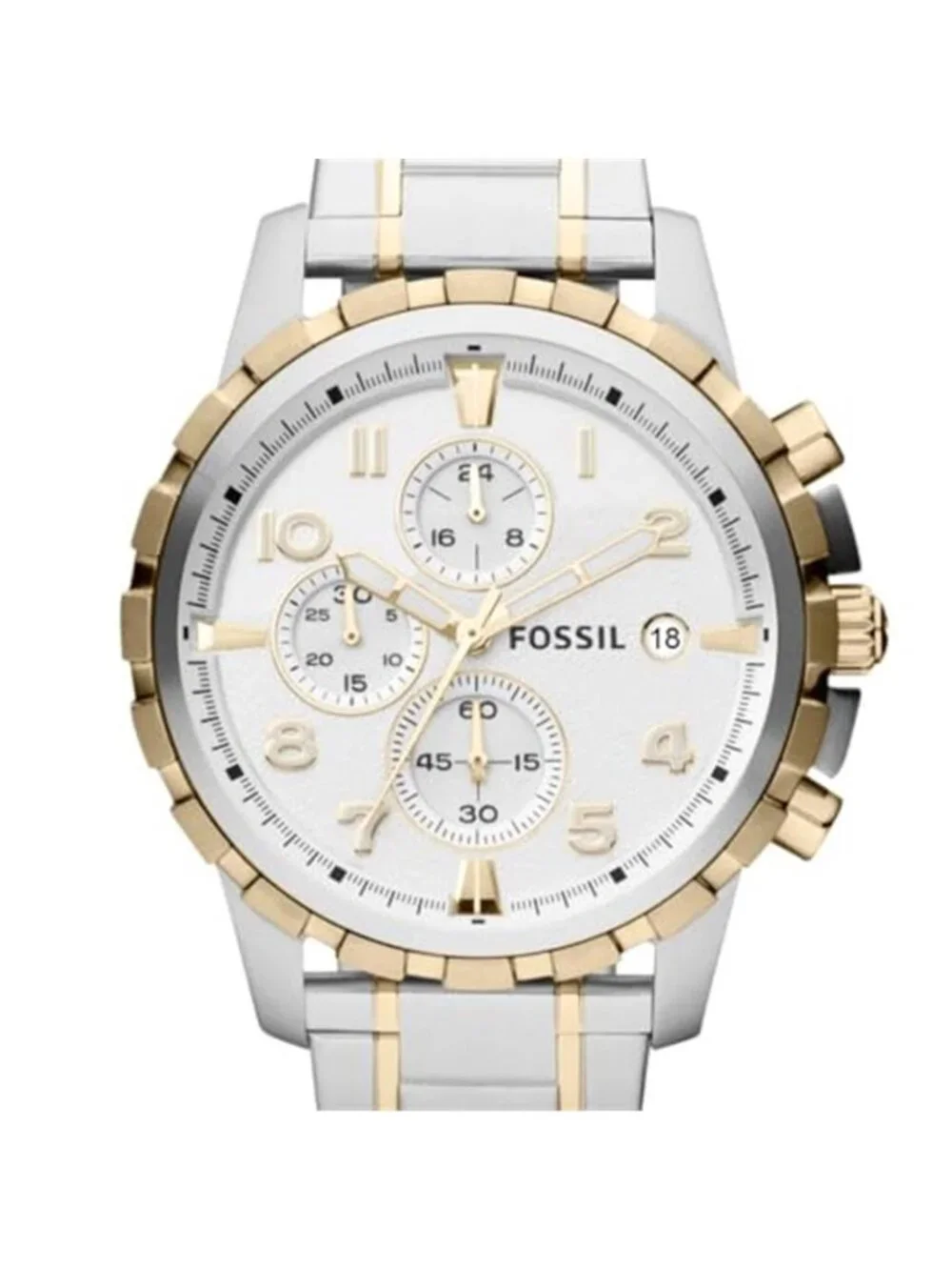 Men's Watch, Dean Quartz Stainless Steel Chronograph Watch for Men